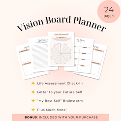 Vision Board Printable Kit – Shop The Queen Life