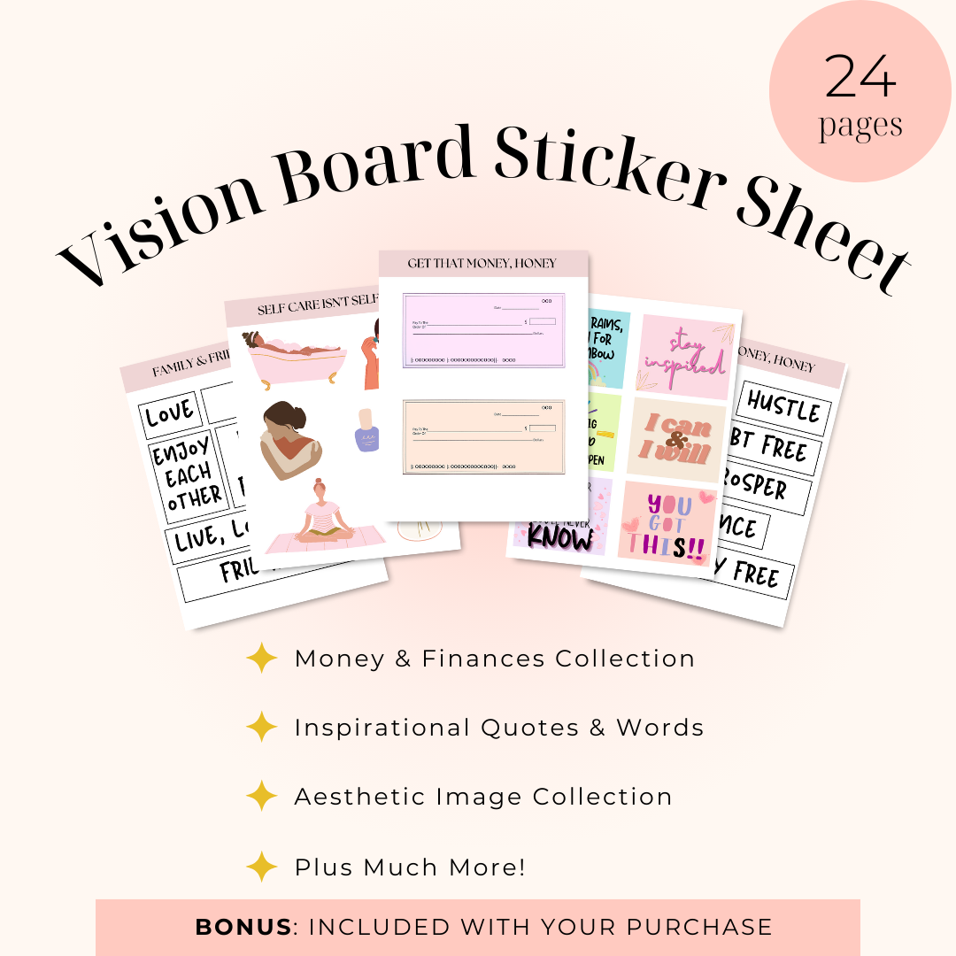 Vision Board Printable Kit
